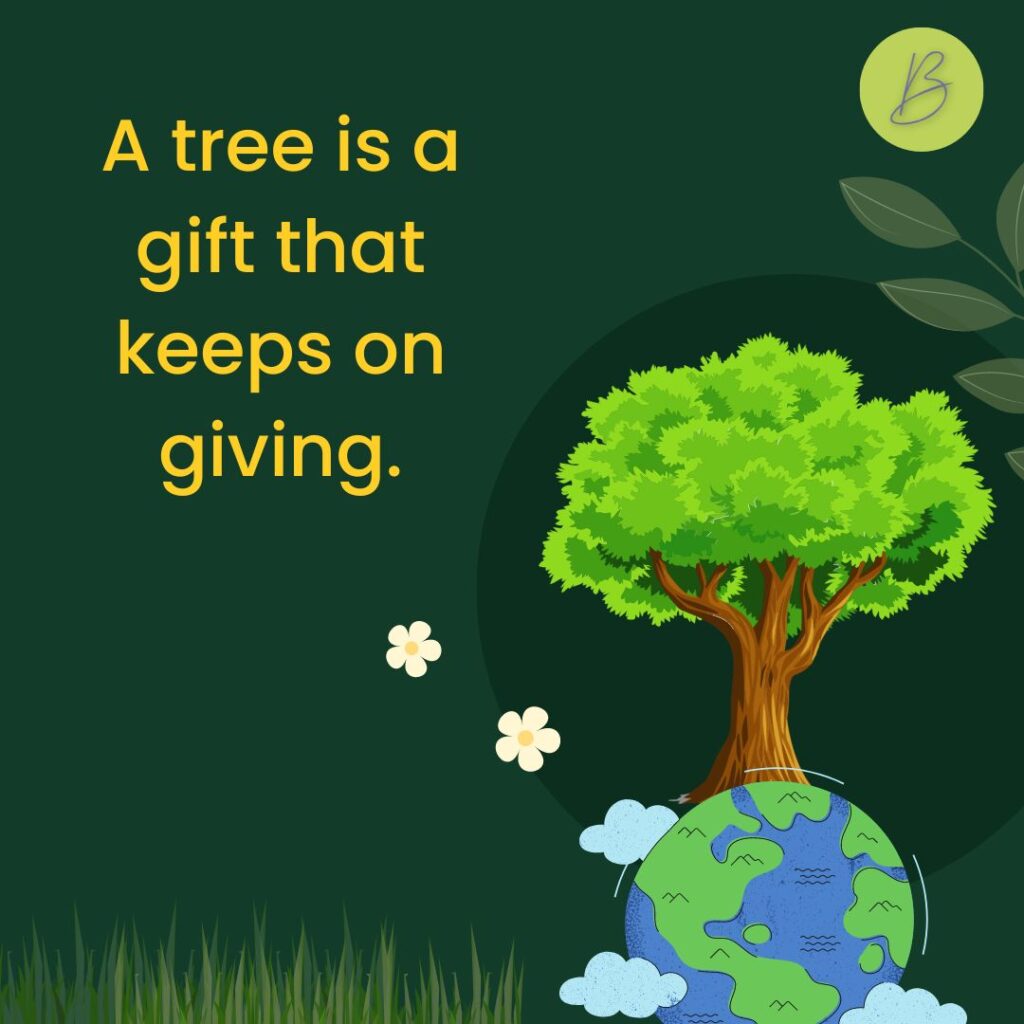 Save Trees With Green Tree 