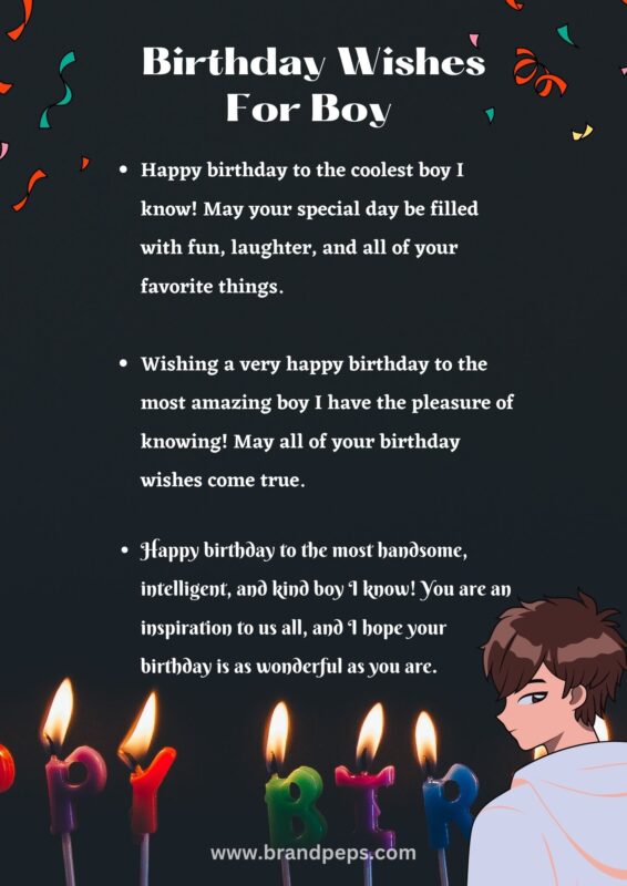 Birthday Wishes For Boy