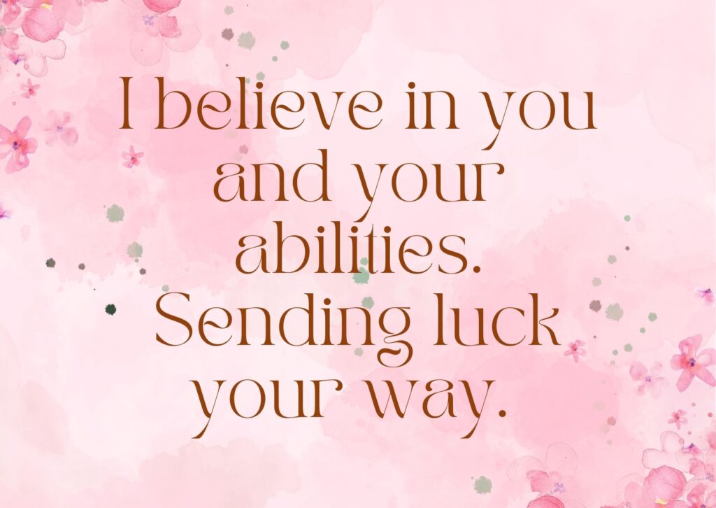 Good Luck Wishes 