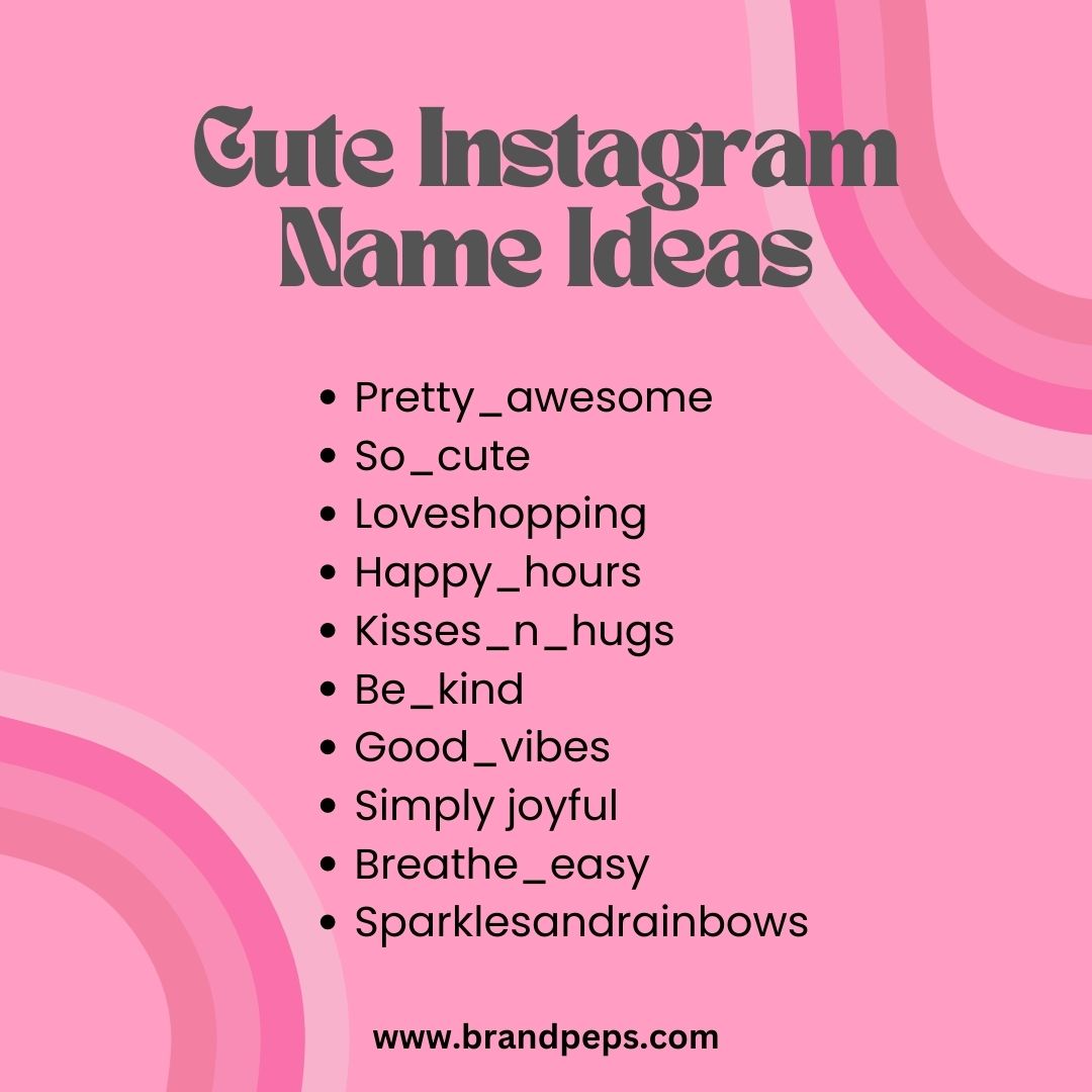 750 Instagram Username Ideas For Social Media Influencers - Brand Peps
