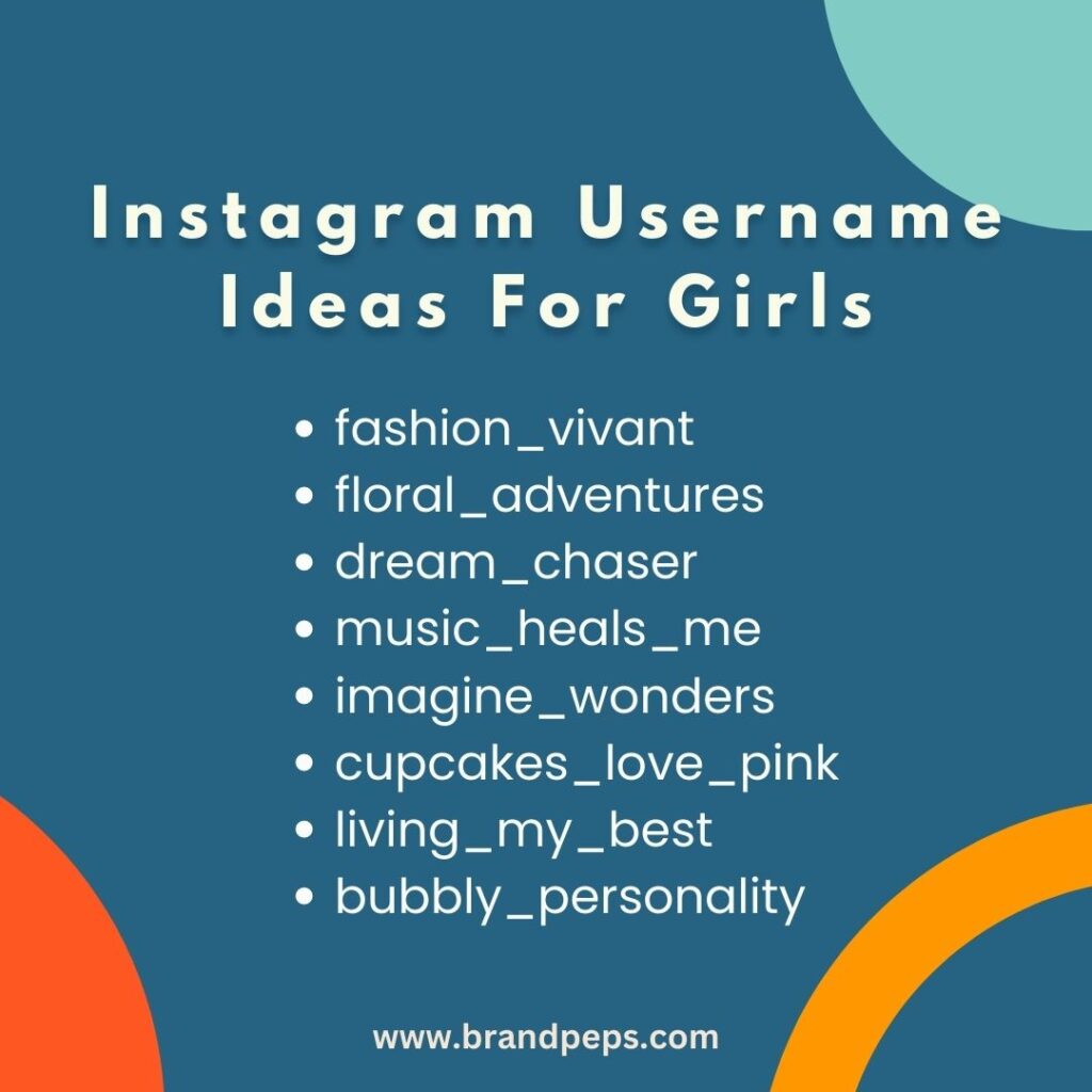 instagram username ideas for girls