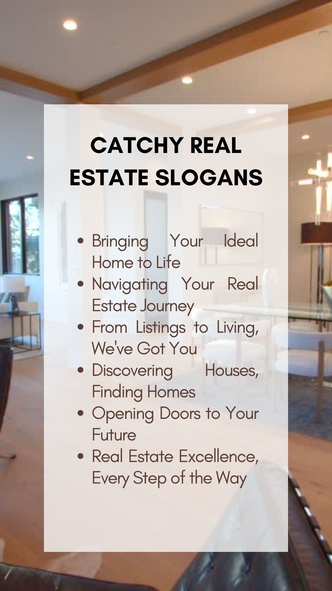 160 Cathcy Real Estate Slogans Infographic Brand Peps   Luxury Real Estate Slogans 