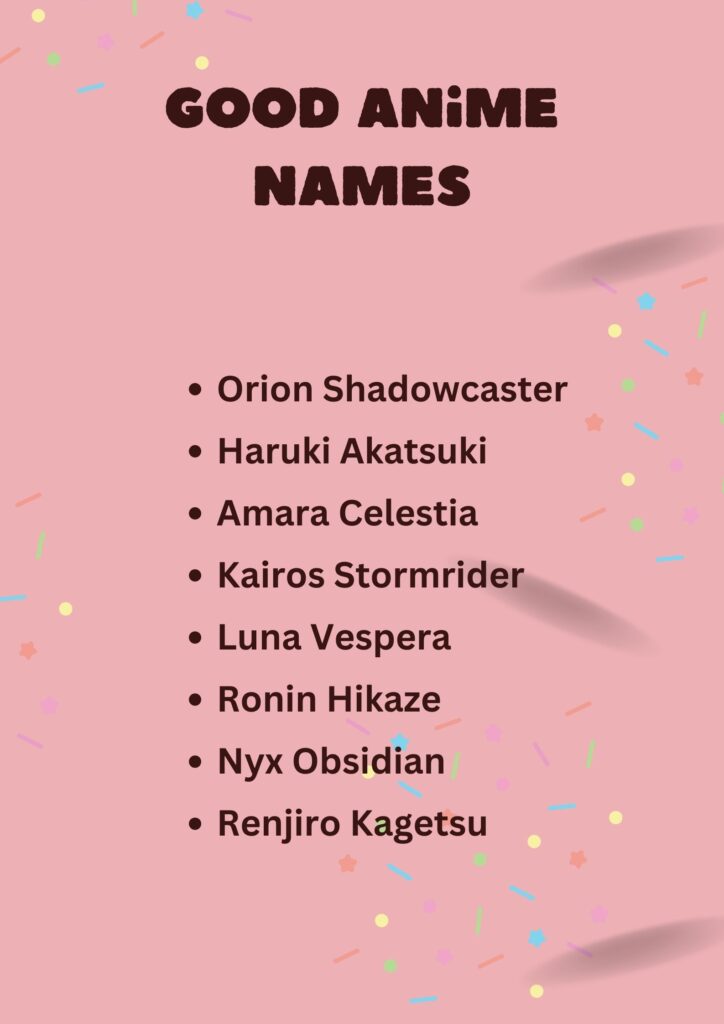 260 Cool Anime Characters Names Brand Peps